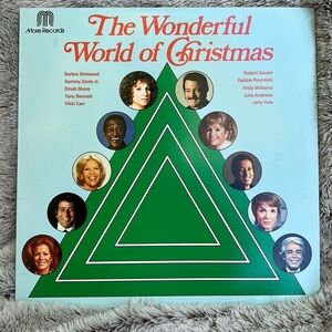 Vintage Vinyl Streisand 1979 Wonderful World of Christmas LP Record Album